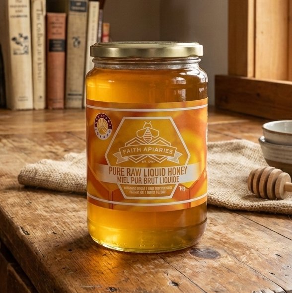 1kg Liquid Honey-Faith Apiaries