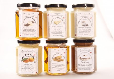 Flavoured honeys from The John Russell Honey Company-Faith Apiaries